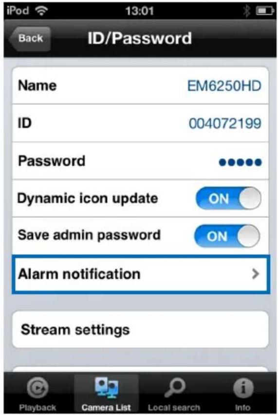 Eminent EM6250HD - Notification d'alarme - 1