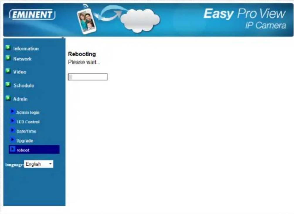 Eminent Easy Pro View EM6270 - Redémarrer - 2
