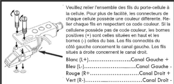 GEMINI TT1100USB - INSTALLATION DE LACARTOUCHE: - 1