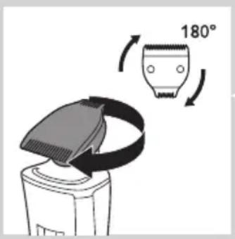 PHILIPS Norelco StyleShaver QS6161 - Utilisation du côté de précision de la tête de tonte - 1