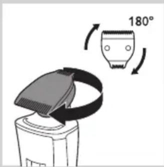 PHILIPS Norelco StyleShaver QS6161 - Utilizar a face de precisão da cabeça aparadora - 1