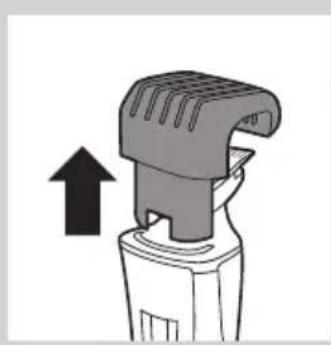 PHILIPS Norelco StyleShaver QS6161 - ในการถอดหวืออก ให้ดึงหวืออกจากตัวเครื่อง - 1