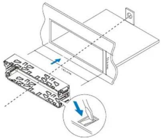 PHILIPS CarStudio CE162 - Fixation dans le tableau de bord - 3