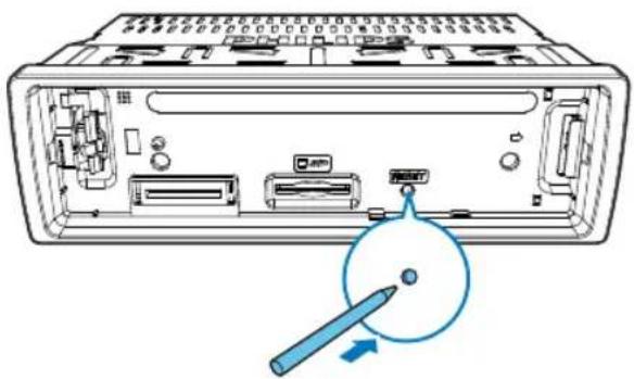 PHILIPS CarStudio CE162 - Réinitialisation du système - 1
