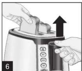 HAMILTON BEACH 22811 - How to Use Your Toaster - 6