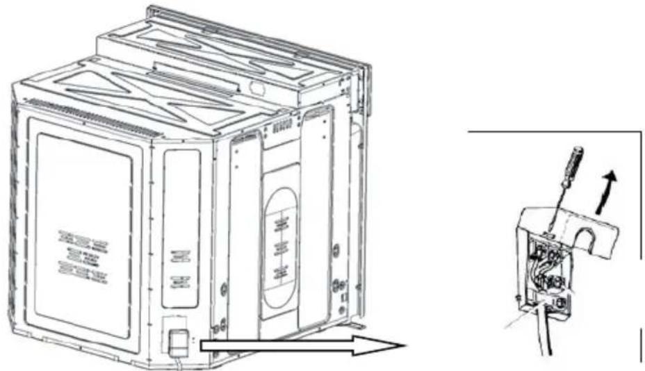 Foster 7145 600 - Montaggio del ca-o di alimentazione - 1