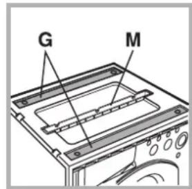 HOTPOINT AWM 1081 EU - Inserimento della macchina nei mobili. - 3