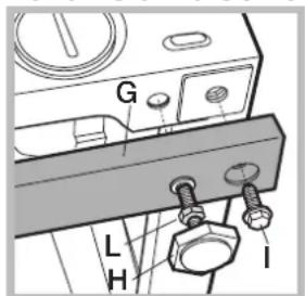 HOTPOINT AWM 1081 EU - Höhenregulierung des Waschvollautomaten. - 1