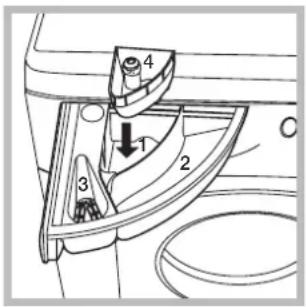 HOTPOINT AWM 1081 EU - Detergent dispenser drawer - 1