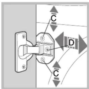 HOTPOINT AWM 1081 EU - Inserting the machine into the Cabinet. - 2
