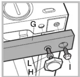 HOTPOINT AWM 1081 EU - Réglage de la machine en hauteur. - 1