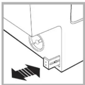 HOTPOINT AWM 1081 EU - Uso della maschera di foratura. - 2