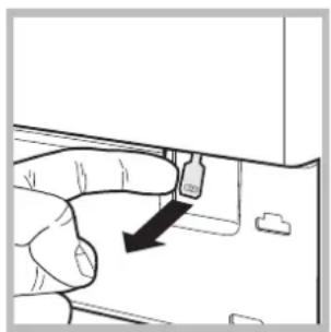 HOTPOINT AWM 1081 EU - Opening the porthole door manually - 1