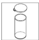 BAMIX Mono - Becher 0,4 I - 1