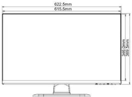 622.5mm 615.5mm 346.0mm 369.5mm