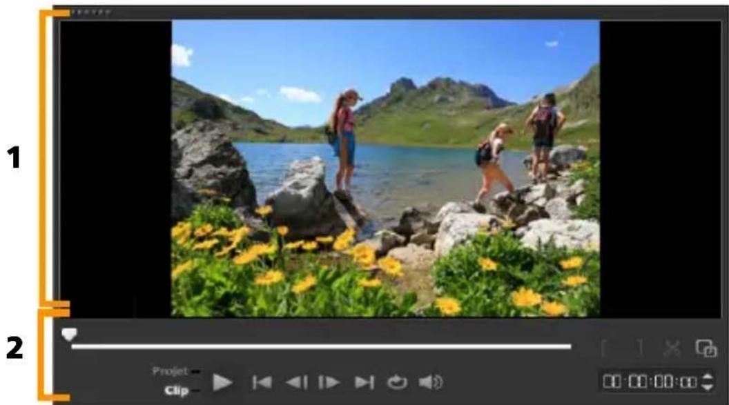 COREL VideoStudio Pro X7 - Utilisation du panneau Lecteur - 1