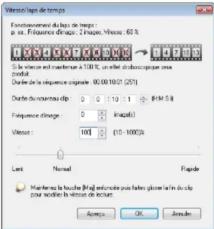 COREL VideoStudio Pro X7 - Pour ajuster les attributs de vitesse et de laps de temps de votre clip video - 1