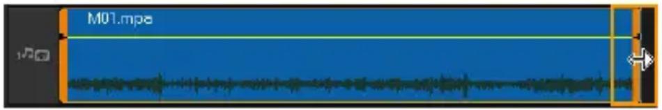 COREL VideoStudio Pro X7 - Pour allonger la durée d'un clip audio - 1