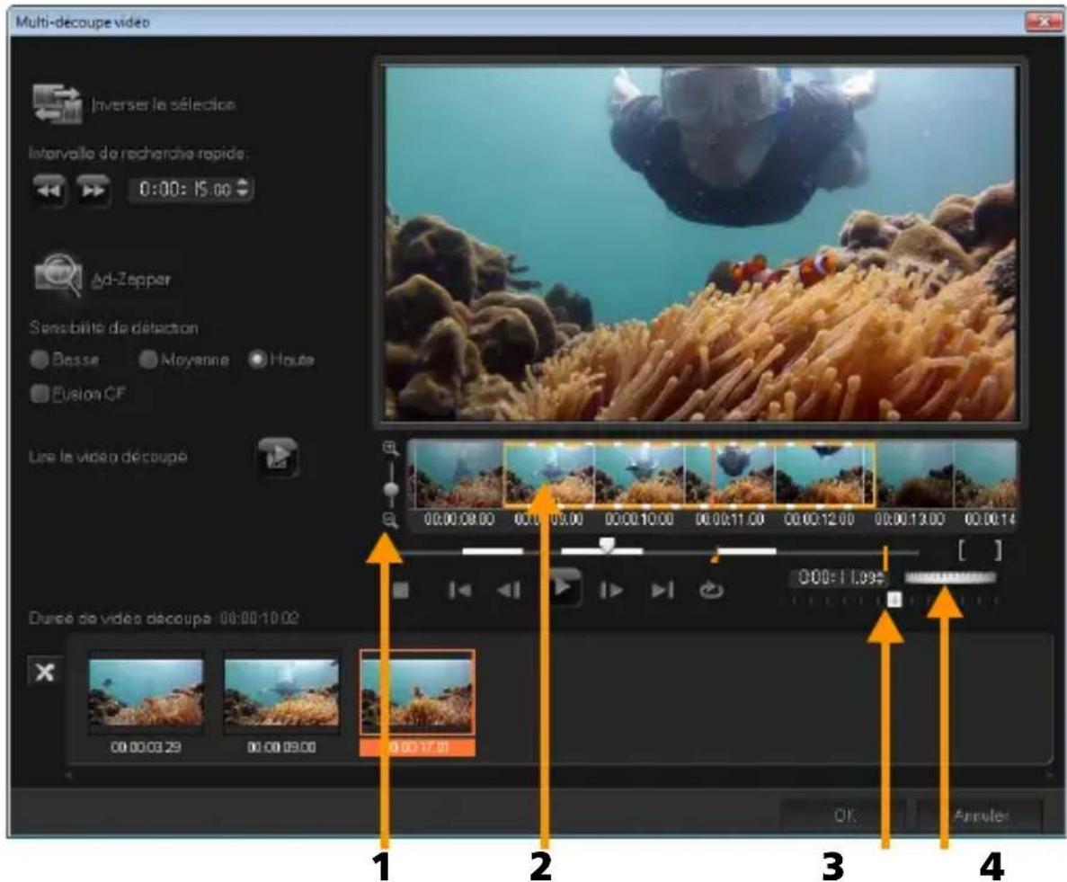 COREL VideoStudio Pro X7 - Découpage deVIDEOS en plusieurs clips - 1