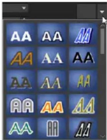 COREL VideoStudio Pro X7 - Pour appliquer une valeur de titre prédéfinie - 1