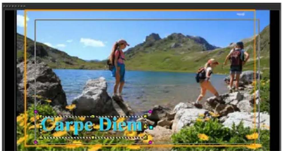 COREL VideoStudio Pro X7 - Utilisation de la zone de titre et de sécurité - 1