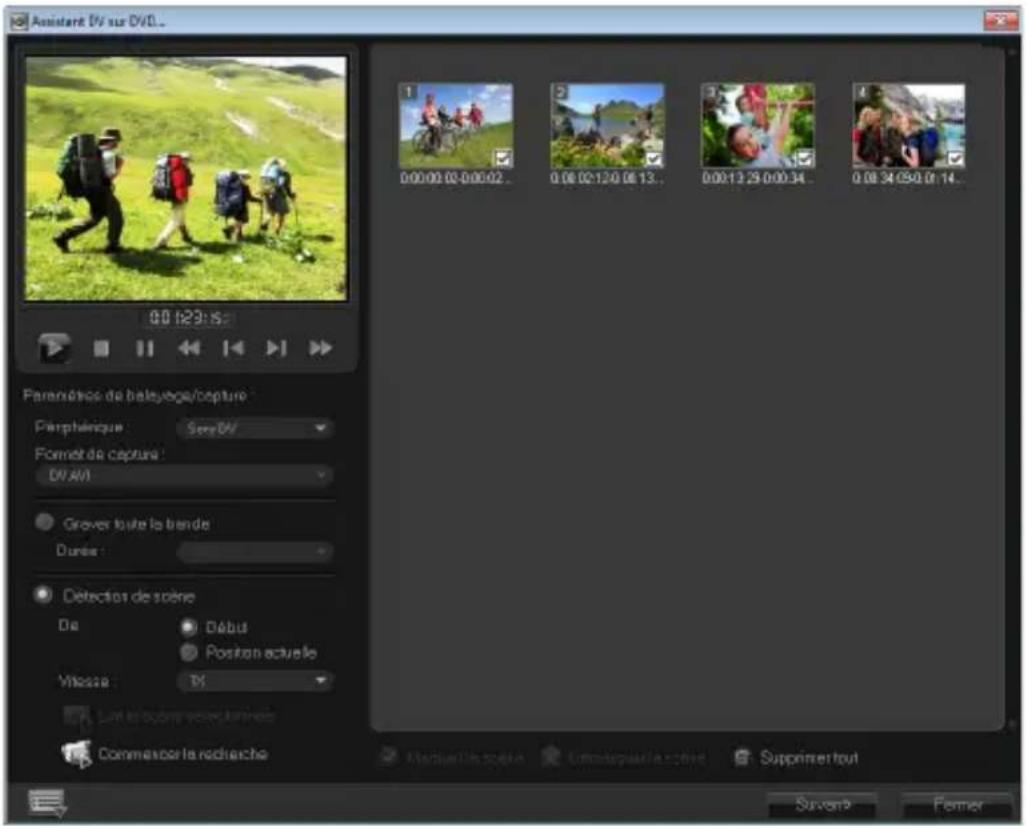 COREL VideoStudio Pro X7 - Pour utiliser la détction de scene - 1