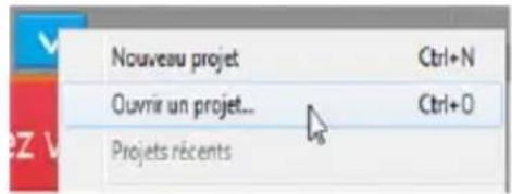 COREL VideoStudio Pro X7 - Pour ouvrir un projet FastFlick existant - 1