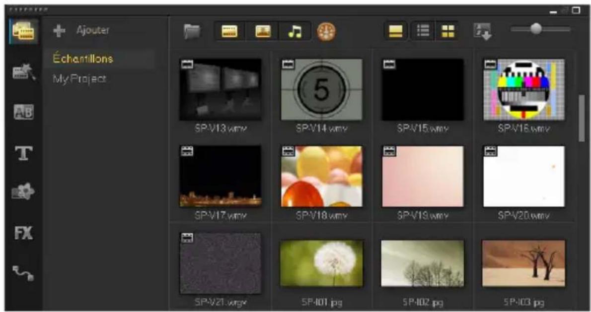 COREL VideoStudio Pro X7 - Utilisation de la bibliothèque - 1