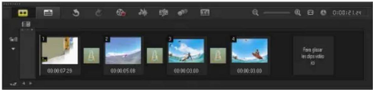 COREL VideoStudio Pro X7 - VueStoryboard - 1