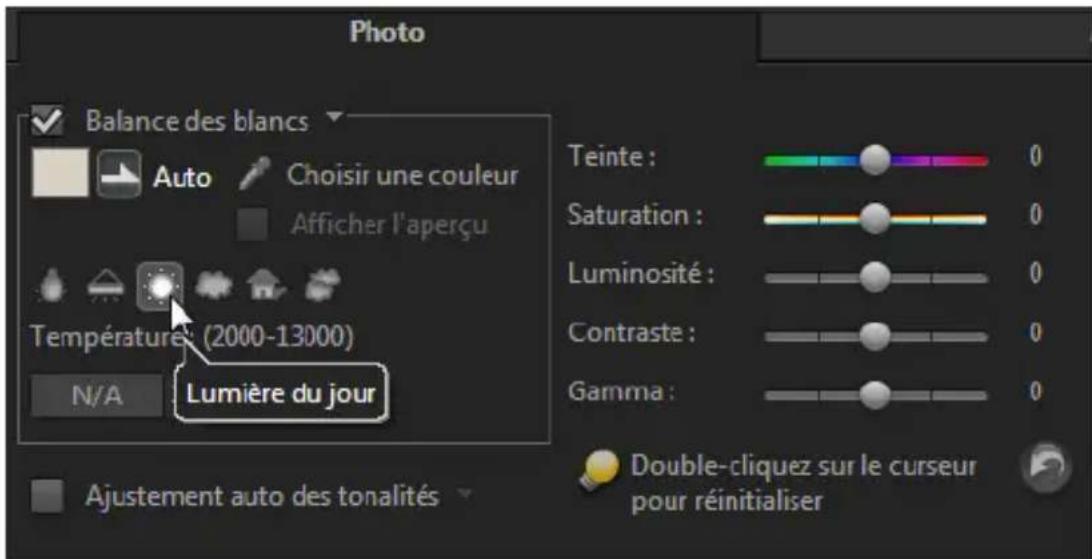 COREL VideoStudio Pro X7 - Pour ajuster la balance des blancs - 1