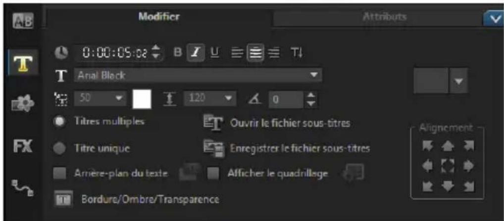 COREL VideoStudio Pro X7 - Ajout de titres - 3