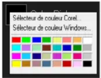 COREL VideoStudio Pro X7 - Pour sélectionner un clip de couleur dans la bibliothèque de couleurs - 1