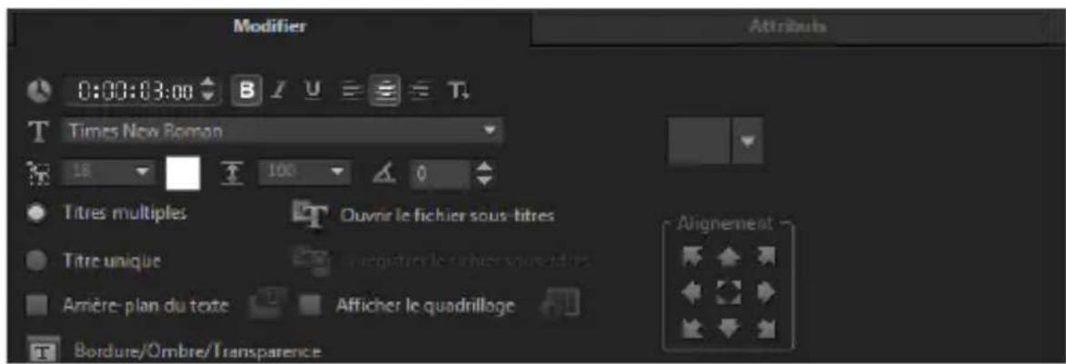 COREL VideoStudio Pro X7 - Pour modifier des titres - 1