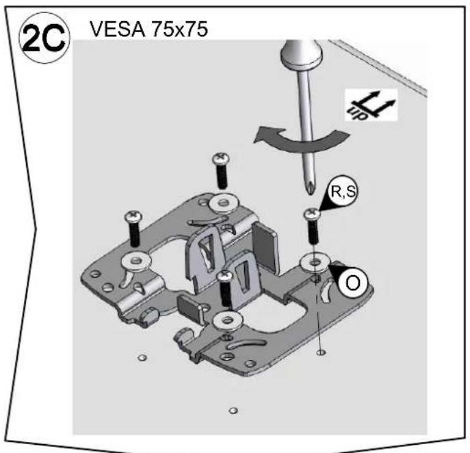 2C VESA 75x75 R,S O
