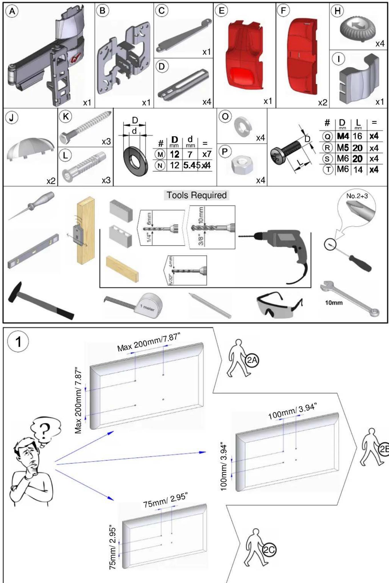 Barkan 24B - Movement Rotate, Fold, Swivel & Tilt LED/ LCD/PLASMA WALL MOUNT Premium Series - 3