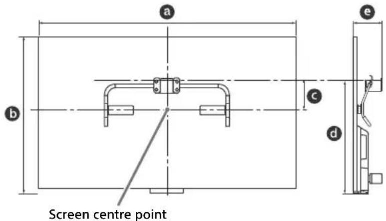 SONY KDL42W706 - Screws for Wall-Mount Base (8 mm in diameter, not supplied) - 2