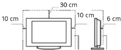 SONY KDL42W706 - Installed with stand - 1