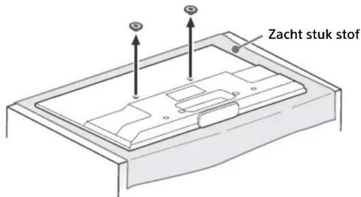 SONY KDL42W706 - De nodige voorbereidingen treffen voor het bevestigen van de televisione - 1