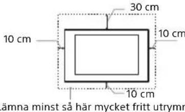 SONY KDL42W706 - Monterad pa vaggren - 1