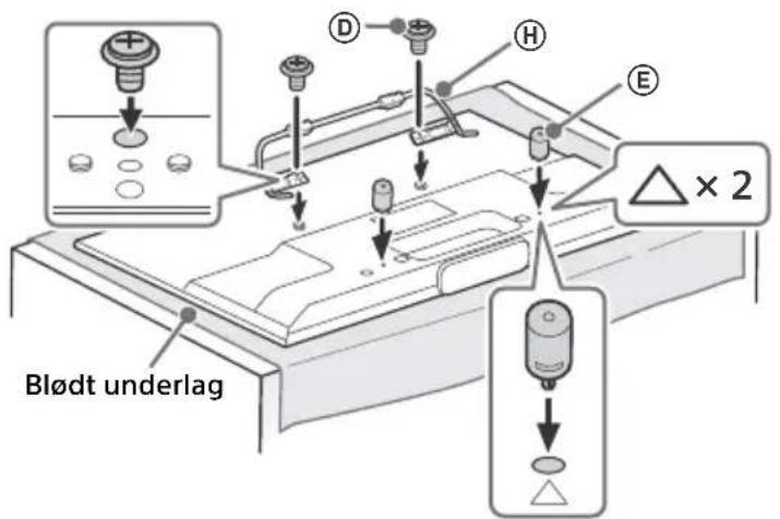 SONY KDL42W706 - Forberedelse af installation af TV'et - 3