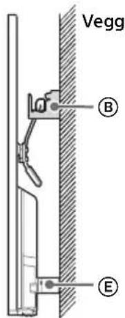 SONY KDL42W706 - Montere TV-en på veggen - 7