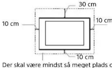 SONY KDL42W706 - Monteret pa væggen - 1