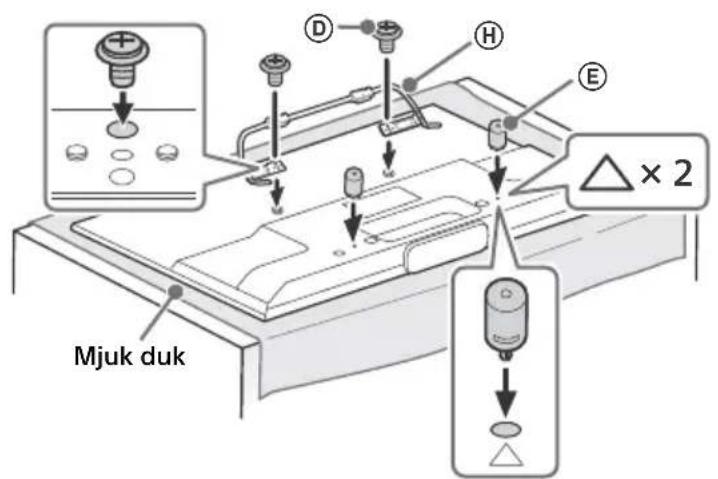 SONY KDL42W706 - Förbereda monteringen av TV:n - 3