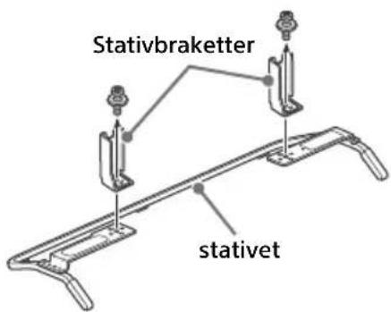 SONY KDL42W706 - Demontere bordstativet fra TV-en - 3