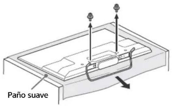 SONY KDL42W706 - Para desmontar el soporte de sobremesa del televisor - 1