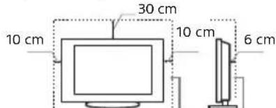 SONY KDL42W706 - Instalarea pe un suport - 1
