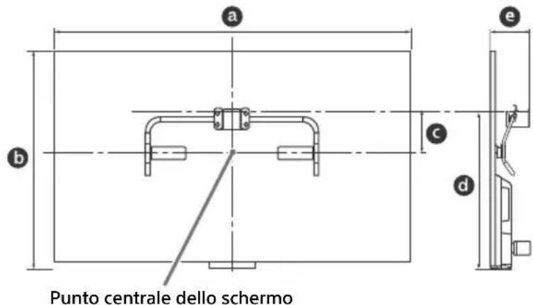 SONY KDL42W706 - Viti per la base per il montaggio a parete (8 mm di diametro, non in dotazione) - 2