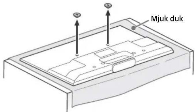 SONY KDL42W706 - Förbereda monteringen av TV:n - 1