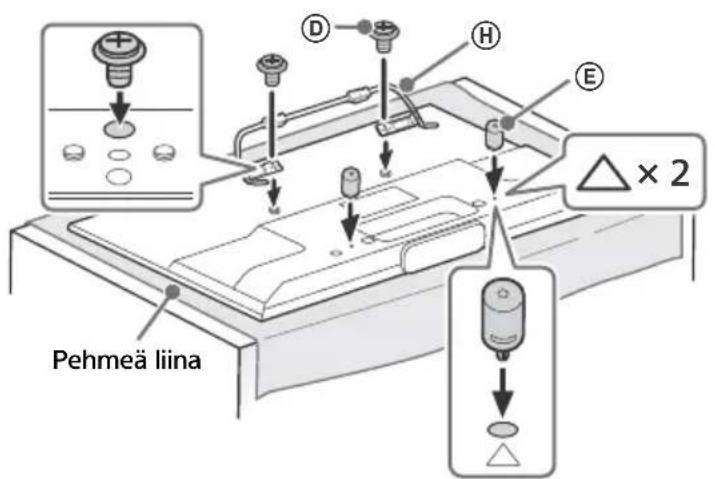 SONY KDL42W706 - TV:n asennuksen valmistelu - 3