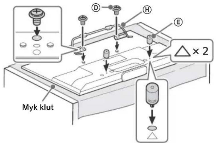 SONY KDL42W706 - Gjore klar installationsjonen av TV-en - 3